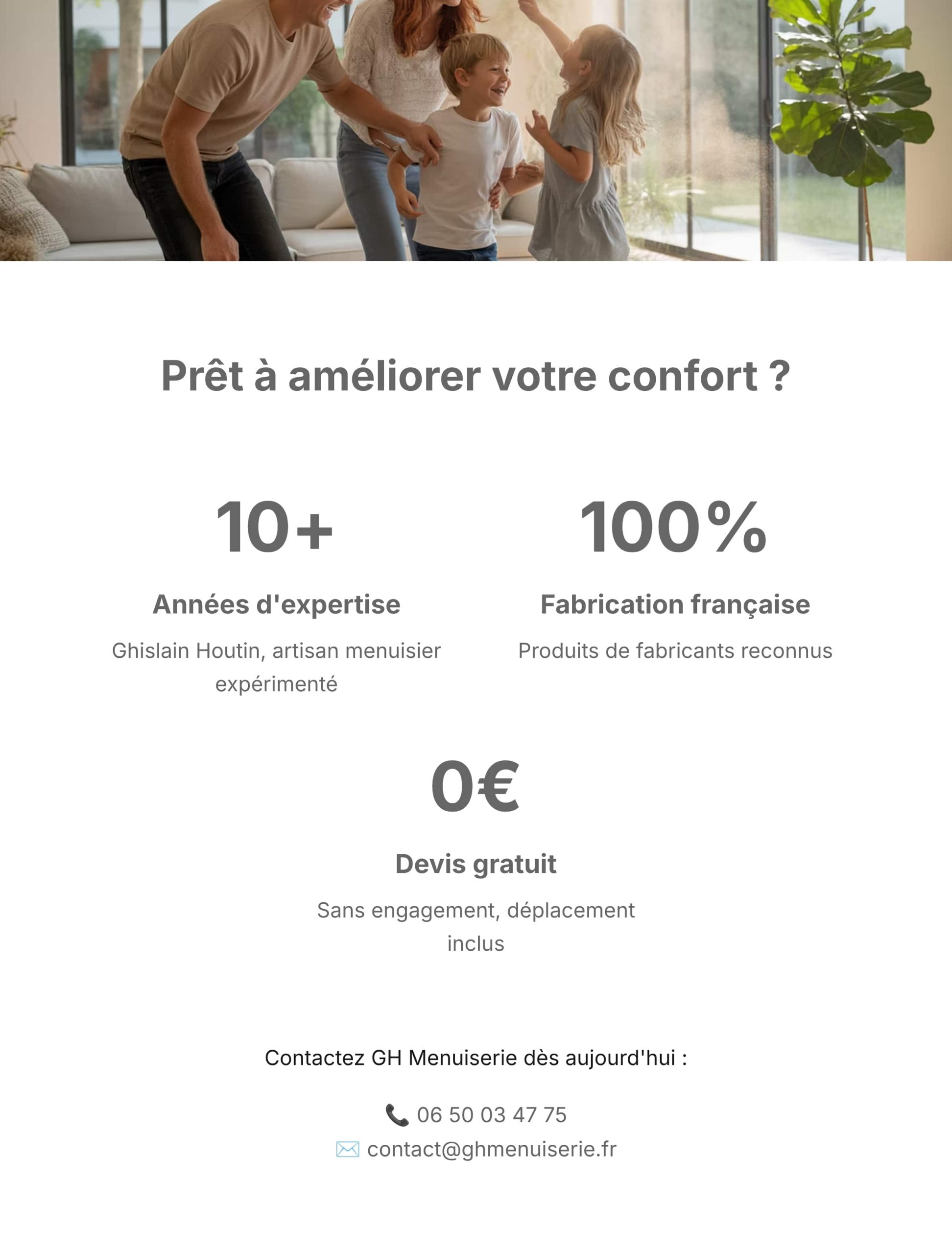Amélioration du confort de l'habitat avec de nouvelles menuiseries