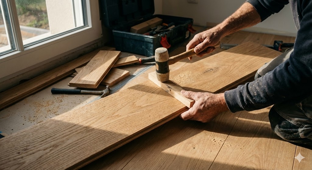 Artisan menuisier spécialisé dans la pose de parquet à Lyon