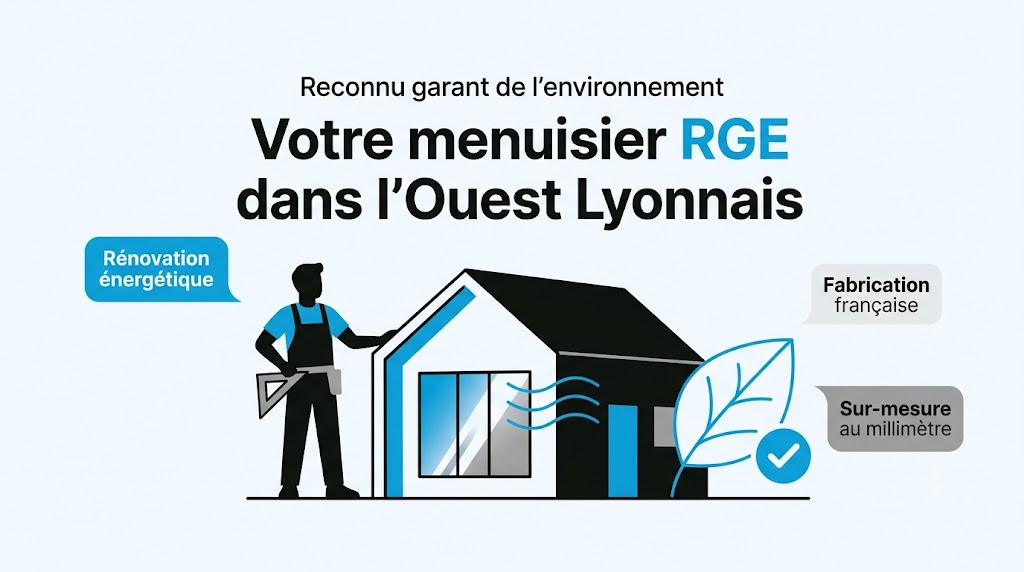 GH Menuiserie, menuisier certifié RGE à Craponne dans l'Ouest Lyonnais